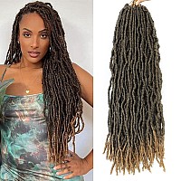 Faux Locs Crochet Hair For Black Women Soft Locs 24 Inch 6 Packs Crochet Faux Locs For Butterfly Locs Crochet Hair Pre Looped Cu