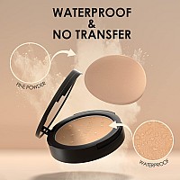 Focallure Flawless Pressed Powder Control Shine Smooth Complexion Pressed Setting Powder Foundation Makeup Portable Face Po