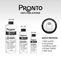 Pronto 100 Acetone Gel Nail Polish Remover For Nails Acetone Nail Polish Remover Gel Remover For Nails Glue Gel Acrylic