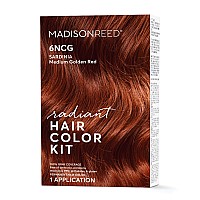 Madison Reed Radiant Hair Color Kit Medium Amaretto Red For 100 Gray Coverage Ammoniafree 6Ncg Sardinia Red Permanent Hair