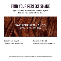 Madison Reed Radiant Hair Color Kit Medium Amaretto Red For 100 Gray Coverage Ammoniafree 6Ncg Sardinia Red Permanent Hair