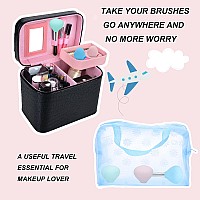 Makeup Brush Covers Silicone Brush Organizer Case For Makeup Storage And Protect Makeup Bag 4 Pack Reusable Brush Holders For