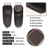 Liang Dian Brazilian Short Human Hair Bundles Natural Color 8 Inch 4 Bundles With 10 Closure 12A Brazilian Virgin Hair 100 Unp