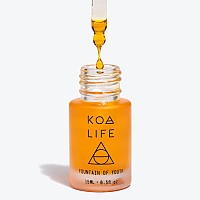 Koa Life Antiaging Set Antiaging Facial Oil Deep Hydration Rosehip Oil Gua Sha Massage Stone Organic Ingredients Allerg