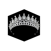 Kamirola Royal Queen Crown And Tiaras Princess Crown For Women And Girls Crystal Headbands For Bridal Princess For Wedding And