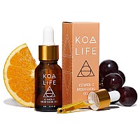 Koa Life Facial Oil And Vitamin C Serum Invigorating Face Oil Formulated With Vitamin E Rosehip Hemp Safflower And Grape S