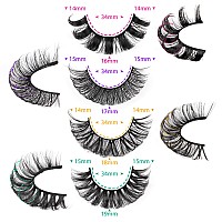 20 Pairs Lashes Fluffy D Curl False Eyelashes Wispy Russian Lashes Strip 4 Styles Mixed Eyelashes Look Like Extensions By Focipe