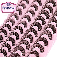 20 Pairs Lashes Fluffy D Curl False Eyelashes Wispy Russian Lashes Strip 4 Styles Mixed Eyelashes Look Like Extensions By Focipe