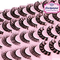 20 Pairs Lashes Fluffy D Curl False Eyelashes Wispy Russian Lashes Strip 4 Styles Mixed Eyelashes Look Like Extensions By Focipe