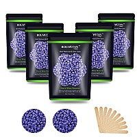 Auperwel Wax Beads For Hair Removal 11 Lb 176 Oz Hard Wax Beads For Sensitive Skin Brazilian Face Bikini Legs Eyebrow