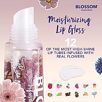 Blossom Scented Moisturizing Lip Gloss Tubes Infused With Real Flowers 03 Fl Oz9Ml Death By Chocolate