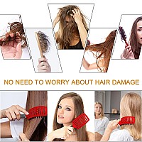 Heubek Hair Brush Magical Detangling Brush Vented Hair Brush For Wet Or Dry Detangling Fast Drying Styling Massage Hairbrush