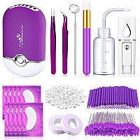 Eyelash Extension Supply Eyelash Extension Kit With Usb Air Conditioning Blower Nano Facial Mister Silicone Pad Tweezers Eye Gel