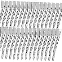 Ygdz Duck Billed Clips 30Pcs 35 Inch Metal Alligator Curl Hair Clips With Holes For Styling Coloring Thick Hair Rollers Sal