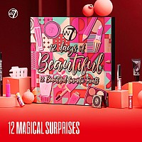 W7 12 Days Of Beautiful Holiday Advent Calendar 202412 Individually Boxed Makeup Cosmetic Surprises Cruelty Free Christmas