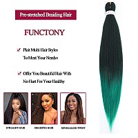 Pre Stretched Braiding Hair 26 Inch 8 Packs Professional Soft Yaki Braiding Hair For Braids Hot Water Setting Synthetic Crochet