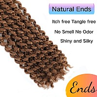 Short Passion Twist Hair 8 Inch Water Wave Crochet Hair For Black Women 8 Pack Bob Passion Twist Crochet Hair Curly Spring Twist