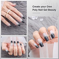 Poly Nail Gel Aubss 60G Temperature Changing Gray Poly Gel Color Change Grey Extension Gel Clear Builder Nail Gel For Nail Art