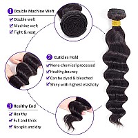 Fashion Plus Brazilian Virgin Hair Loose Wave Bundles Loose Deep Wave Bundles Human Hair Bundles Weave Hair Human Bundles Natura