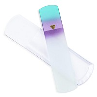 Czech Glass Dualsided Glass Foot File Foot Scraper And Foot Rasp By Bona Fide Beauty Luxurious Selfcare Gift For Women