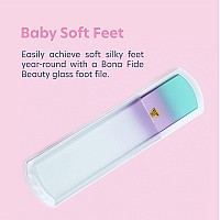 Czech Glass Dualsided Glass Foot File Foot Scraper And Foot Rasp By Bona Fide Beauty Luxurious Selfcare Gift For Women