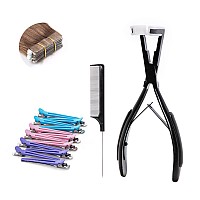 Tape In Hair Extensions Plier Flat Surface Tape Extensions Human Hair Sealing Pliers Professional Hair Extension Tool Kit