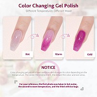 Vishine Color Changing Gel Nail Polish Temperature Change Gel Gel Polish Set Mood Soak Off Uv Led Gel Nail Polish For Nail Art D