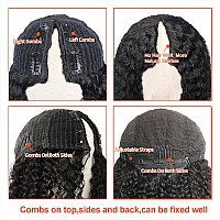 Domiso V Part Wig Human Hair No Leave Out Thin Part Wig Glueless Wigs Human Hair Pre Plucked Kinky Curly U Part Wig Beginner Fri