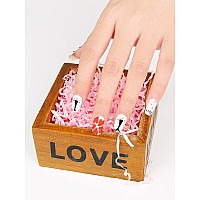 Kalolary Heart Gel Nail Polish Strips Love Tree Nail Gel Art Sticker Waterproof Full Nail Wraps Decal Kits For Women Includes