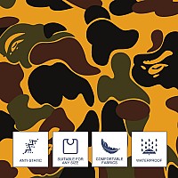 Barber Cape For Adults Haircut Salon Cape With Snaps Waterproof Hairdressing Stylist Cape Gown 6356Camouflage B