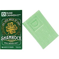 Duke Cannon Bar Of Soap For Men 10 Ounce Pack Of 1 Shamrock