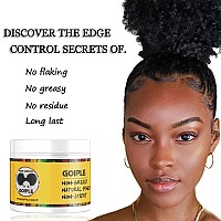 Goiple Edge Control Wax For Women Strong Hold Nongreasy Edge Smoother Pineapple Scent 4Oz07Ozedge Brushes2 Edge Scarf