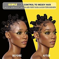 Goiple Edge Control Wax For Women Strong Hold Nongreasy Edge Smoother Pineapple Scent 4Oz07Ozedge Brushes2 Edge Scarf