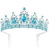 Tiaras For Women Kicosy Princess Crowns Happy Birthday Girls Tiara For Quinceanera Comb Headband Birthday Party Cosplay Prom Pag