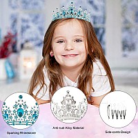 Tiaras For Women Kicosy Princess Crowns Happy Birthday Girls Tiara For Quinceanera Comb Headband Birthday Party Cosplay Prom Pag