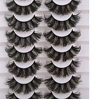 Gmagictobo False Eyelashes Fluffy Dramatic 3D Faux Mink Lashes 22Mm False Lashes Pack Long Luxurious Volume Soft Strip Fake Eye