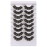 Gmagictobo False Eyelashes Fluffy Dramatic 3D Faux Mink Lashes 22Mm False Lashes Pack Long Luxurious Volume Soft Strip Fake Eye