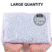 Blinginbox 25000Pcs Flatback Rhinestonesresin Non Hotfix Rhinestones Large Quantity Wholesale For Crafts Diy Creative Designcl