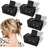 Ahoney 4 Pack Black Hair Clips for Thin Hair 2