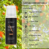 Actrol Eyelash Cleanser Concentrate 100Ml Tangerine Professional Lash Shampoo Foaming Cleanser Paraben Sulfate Free Nonlrrita