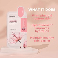 Mediheal Official Best Korean Sheet Mask Collagen Essential Face Mask 10 Sheets Lifting And Firming For All Skin Types Value S