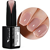 Venalisa 15Ml Jelly Nude Pink Gel Nail Polish Neutral Pink Gel Polish Sheer Pink Translucent Color Soak Off Uv Led Nail Gel Pol