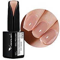 Venalisa 15Ml Jelly Gel Nail Polish Neutral Jelly Nude Pink Gel Polish Sheer Pink Translucent Color Soak Off Uv Led Nail Gel Po