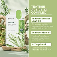 Mediheal Official Koreas No 1 Sheet Mask Tea Tree Essential Blemish Control Mask 10Ea Renewal