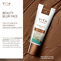 Vita Liberata Beauty Blur Face Dark Bb Cream Hydrating Skin Finish Radiant Glow Flawless Complexion 101 Fl Oz