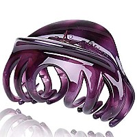 Liasun 4 Large Hair Claw Clipacrylic Strong Holding Power Hair Clips Hairgrip For Women And Girls Hair Barrettes For For Thick