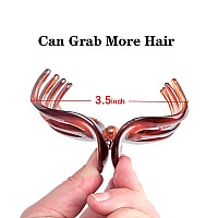 Liasun 4 Large Hair Claw Clipacrylic Strong Holding Power Hair Clips Hairgrip For Women And Girls Hair Barrettes For For Thick