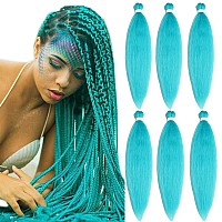 Pre Stretched Braiding Hair Extensions 30 Inch 6 Packs Long Professional Crochet Twist Braids Hair High Temperature Synthetic Fi