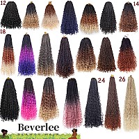 Beverlee Boho Box Braids 8 Packs Goddess Box Braids 18 Inch Bohemian Box Braids Crochet Hair Crochet Box Braids With Curly Ends