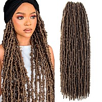 24 Inch Light Weight Butterfly Locs Crochet Hair 8 Packs Long Distressed Butterfly Faux Locs Crochet Hair 27